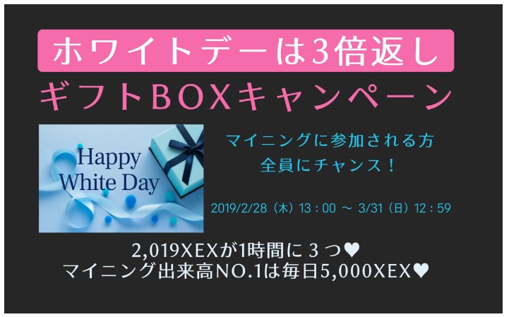 ホワイトデーギフトBOXキャンペーン