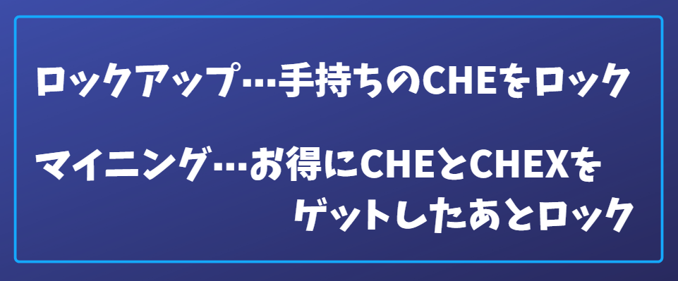 ロックアップとマイニングの違い